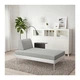Шезлонг з лампою і столиком IKEA (ІКЕА) DELAKTIG Tallmyra білий сірий (892.599.01) - зображення 5