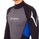 Гидрокостюм мокрого типа LEGEND Pro (5мм неопрен, размер XS, синий-серый) (PL-6504-1-5_XS) - изображение 3