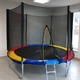 Детский уличный батут с сеткой и лестницей Just Fun 312 см multicolor - изображение 4