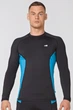 Мужской спортивный лонгслив Radical Fury Duo LS XXL Черно-бирюзовый (r0548) - изображение 1