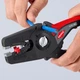 Стрипер автоматичний Knipex PreciStrip16 c кабелерезом, швидкозамінний блок ножів, зачистка: 0.08 - 16 мм2 (28 AWG - 5), L-195 мм - зображення 2