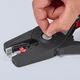 Стрипер автоматичний Knipex PreciStrip16 c кабелерезом, швидкозамінний блок ножів, зачистка: 0.08 - 16 мм2 (28 AWG - 5), L-195 мм - зображення 3