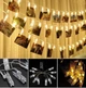 Светящаяся гирлянда мини-прищепки для фото 2м 20led Warm White на батарейках - изображение 5