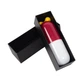 Дизайнерська кишенькова капсульна міні-парасолька Capsule Umbrella-mini Designer All Seasons, Black/Burgundy - зображення 2