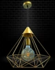 Светильник подвесной MSK Electric Crystal в стиле лофт NL 0541 G - изображение 3