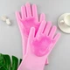 Многофункциональная силиконовая перчатка для мытья посуды Magic Silicone Gloves - изображение 1