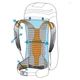 Рюкзак туристичний Ferrino XMT 80+10 Black/Orange new - зображення 3