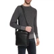 Мужская кожаная сумка-мессенджер Tiding Bag A25-17622-3A Черная - изображение 3