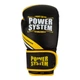 Боксерские перчатки PowerSystem PS 5005 Challenger Black/Yellow 14 унций - изображение 2