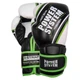Боксерские перчатки PowerSystem PS 5006 Contender Black/Green Line 16 унций - изображение 1