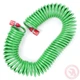Шланг для полива спиральный 15 м с конекторами INTERTOOL GE-4002 - изображение 1