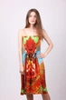 Сарафан женский XIAOJI 11502 (Оранжевый XXL/XXXL) - изображение 2