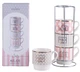 Набор чашек на металлической подставке Limited Edition GLAM 4х345 мл - изображение 1
