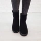 Ботинки женские с мехом Woman's heel 36 черные (О-855) - изображение 2