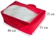 Велика дорожня сумка для речей ORGANIZE червоний P001 SKL34-176396 - зображення 2