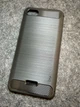 Силиконовый бампер Ipaky с карбоновыми вставками для Xiaomi Redmi 6a (чёрный) - изображение 1