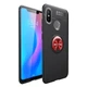 Силіконовий бампер для Xiaomi Redmi Note 6 Pro з кільцем-держателем Червоний - зображення 1