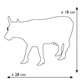 Коллекционная статуэтка корова в красных туфлях Cow Parade корова Paraiso Tropical, Size L 30 х 9 х 20 см Нидерланды - изображение 11