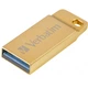 Флеш-накопитель Verbatim USB флеш накопичувач 32GB Metal Executive Gold USB 3.0 (99105) - изображение 2