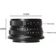 Об'єктив 7Artisans 25mm f1.8 M43 (Panasonic Olympus) - изображение 4