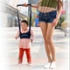 Набор детские вожжи-ходунки Walking Assistant Moby Baby Синий и Слюнявчик на кнопке Белый (n-1055) - изображение 4