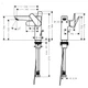 Смеситель для раковины HANSGROHE Talis E 150 71754000 - изображение 2