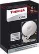 Dysk twardy Toshiba High-Performance X300 10TB 7200rpm 256MB HDWR11AUZSVA 3.5" SATA III (4547808810678) - obraz 6