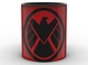 Кухоль Geek Land білі Агенти Щ.И.Т Agents of S.H.I.E.L.D. логотип на червоному тлі AS.02.008 - зображення 5