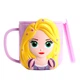 Чашка Disney Rapunzel рожева 300 мл - зображення 1