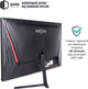 Монитор 23.8" QUBE Overlord (G24F144Plus) IPS FullHD 144Hz / Adaptive Sync / G-SYNC Compatible / FreeSync / Flicker-Free - изображение 11