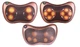 Массажная подушка для дома и машины Massage Pillow с подогревом (A58) Brown - изображение 5