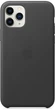 Etui Apple Leather Case do Apple iPhone 11 Pro Black (MWYE2) - obraz 2