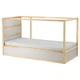 Двостороння дитяче ліжко IKEA KURA 90x200 см білий сосна 802.538.09 - зображення 1