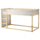 Двостороння дитяче ліжко IKEA KURA 90x200 см білий сосна 802.538.09 - зображення 2