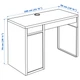 Письмовий стіл IKEA MICKE білий 802.130.74 - зображення 2