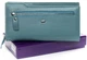 Женский кожаный кошелек Dr.Bond WMB-2M light-blue - изображение 1