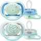 Пустышка Philips AVENT Ultra Air Ночная 6-18 мес для мальчиков / нейтральная 2 шт (SCF376/21) - изображение 1