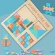 WOODEN PUZZLE TOY Деревянная головоломка Монтессори игра - изображение 2