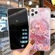 Чехол жидкий блеск с рисунком "Мультяшный Единорог" дляSamsung Galaxy A32 (A325F) - изображение 5