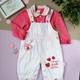 Костюм с полукомбинезоном для девочки Ben B201315 86 см Розовый - изображение 1