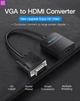 Перехідник Vention VGA-HDMI, 0.2 м зі звуком та живленням (ACNBB) (43387992) - зображення 5