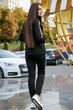 Жіночі брюки-лосини на флісі з високою посадкою Seventeen M Чорний (2000000132044) - изображение 6