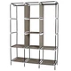 Складной тканевый шкаф для одежды HCX AG Storage Wardrobe 88130 на 3 секции Grey - изображение 5