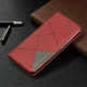 Чохол-книжка з кишеньками UniCase Geometric Pattern для Xiaomi Mi 9T / Mi 9T Pro / Redmi K20 / Redmi K20 Pro - Red - зображення 5