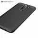 Силиконовый (TPU) чехол Deexe Leather Cover для Xiaomi Redmi Note 8 Pro - Black - изображение 5
