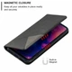 Чехол-книжка с кармашками UniCase Geometric Pattern для Xiaomi Redmi Note 7 / Note 7 Pro - Black - изображение 3
