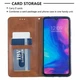 Чохол-книжка з кишеньками UniCase Geometric Pattern для Xiaomi Redmi Note 7 / Note 7 Pro - Coffee - зображення 4