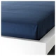 Простирадло IKEA (ІКЕА) ULLVIDE 150х260см темно-синя (603.427.55) - зображення 1