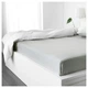 Простирадло IKEA (ІКЕА) NATTJASMIN 240х260см світло-сіра (303.374.68) - зображення 3