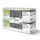 Картридж HP 44A (LaserJet Pro M28a, M28w, M15a, M15w) (аналог CF244A) DUAL PACK Black (CW-H244FM) * ColorWay - зображення 1